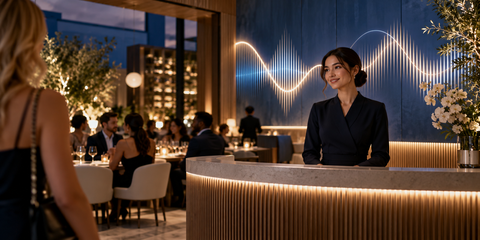 Busy restaurant service where Transflo answers incoming calls